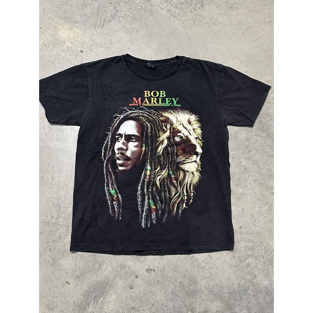 Vintage Bob Marley Mexican Booth Shirt Double Hit Size L